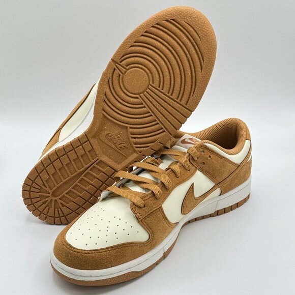 Nike Dunk Low Coconut Milk Flax Tan Shoes HJ7673-100 Women's Sz 11 / Mens 9.5 - Picture 7 of 12